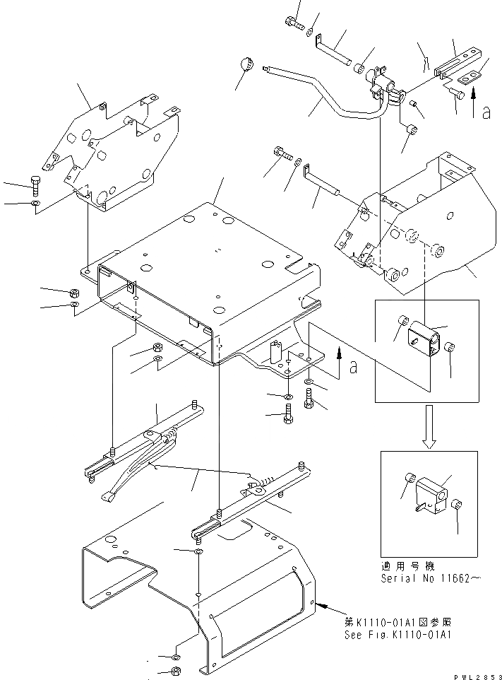 Схема запчастей Komatsu PC228USLC-1 - ОСНОВН. КОНСТРУКЦИЯ (ОСНОВ.) (/) (ДЛЯ MONO-СТРЕЛА)(№9-) КАБИНА ОПЕРАТОРА И СИСТЕМА УПРАВЛЕНИЯ