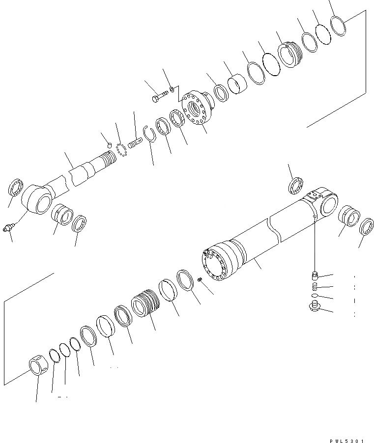 Схема запчастей Komatsu PC228US-3-AP - ЦИЛИНДР РУКОЯТИ(РУКОЯТЬ CRANE СПЕЦ-Я.) (BLUE)(№-7) ОСНОВН. КОМПОНЕНТЫ И РЕМКОМПЛЕКТЫ