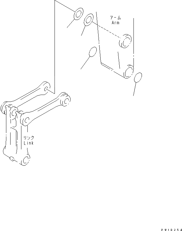 Схема запчастей Komatsu PC228US-3-YA - УПЛОТНЕНИЯ(№-) РАБОЧЕЕ ОБОРУДОВАНИЕ