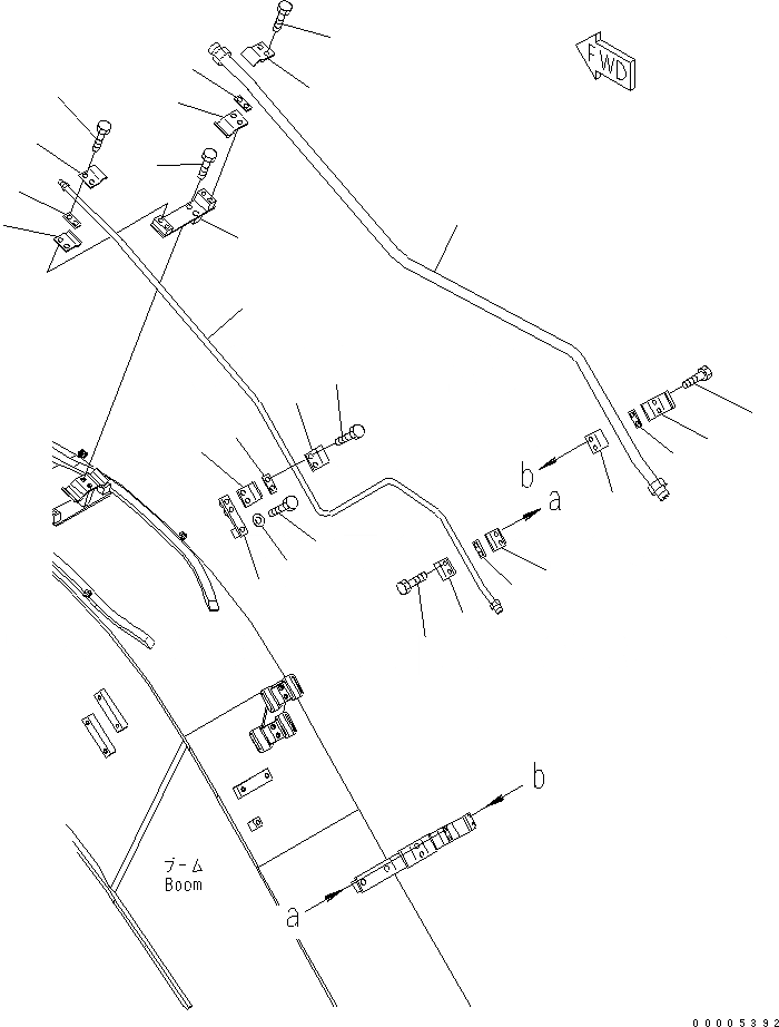 Схема запчастей Komatsu PC228US-3 - СТРЕЛА (.7M) (ЦИЛИНДР РУКОЯТИКЛАПАН ПЕРЕГРУЗКИ СТРЕЛЫ) РАБОЧЕЕ ОБОРУДОВАНИЕ