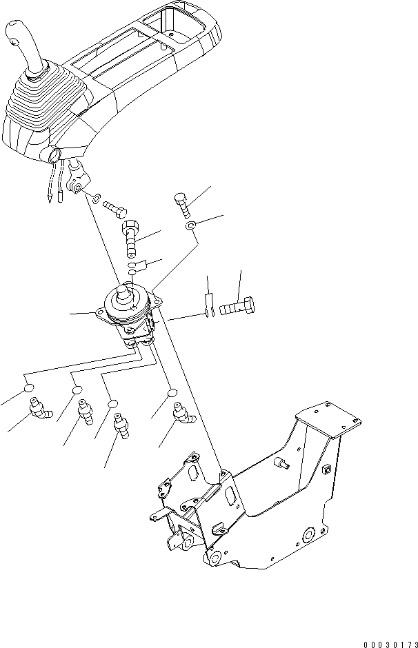 Схема запчастей Komatsu PC228USLC-3 - ОСНОВН. КОНСТРУКЦИЯ (РЫЧАГ И КЛАПАН) (ЛЕВ.) (ДЛЯ 2-СЕКЦИОНН. СТРЕЛЫ)(№8-) КАБИНА ОПЕРАТОРА И СИСТЕМА УПРАВЛЕНИЯ