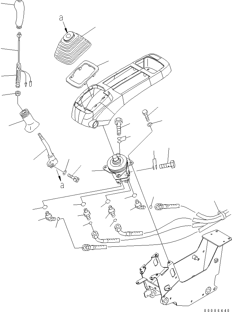 Схема запчастей Komatsu PC228USLC-3E0 - ОСНОВН. КОНСТРУКЦИЯ (РЫЧАГ И КЛАПАН) (ЛЕВ.)(№8-) КАБИНА ОПЕРАТОРА И СИСТЕМА УПРАВЛЕНИЯ