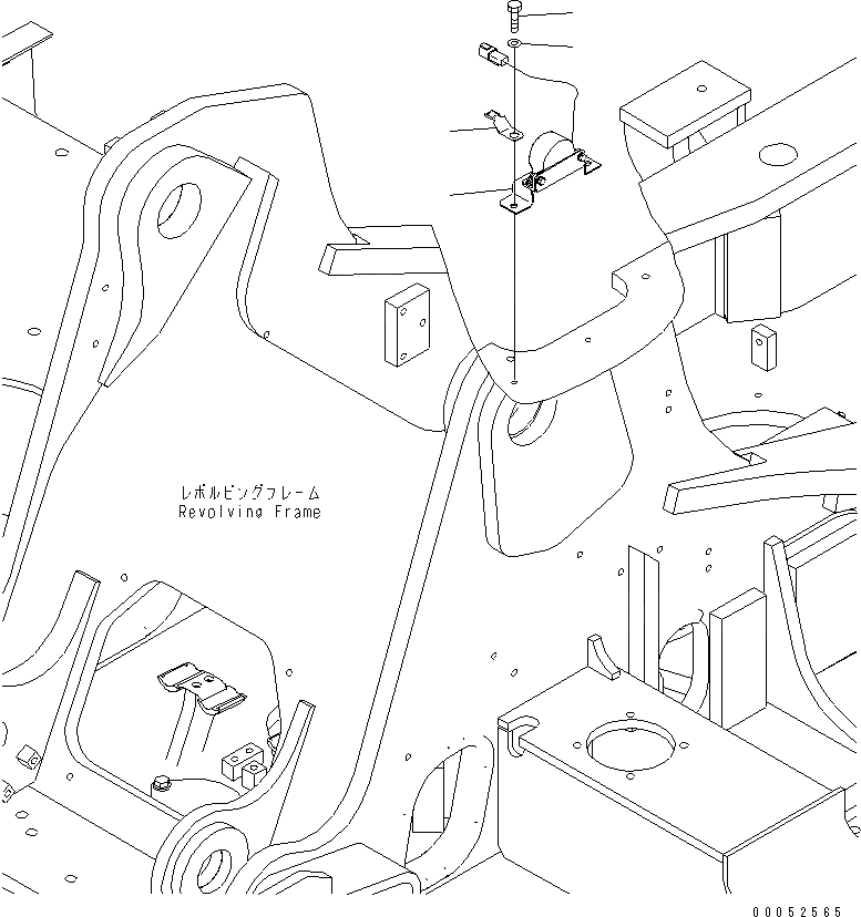 Схема запчастей Komatsu PC228US-3E0 - СИГНАЛ ХОДА ЭЛЕКТРИКА