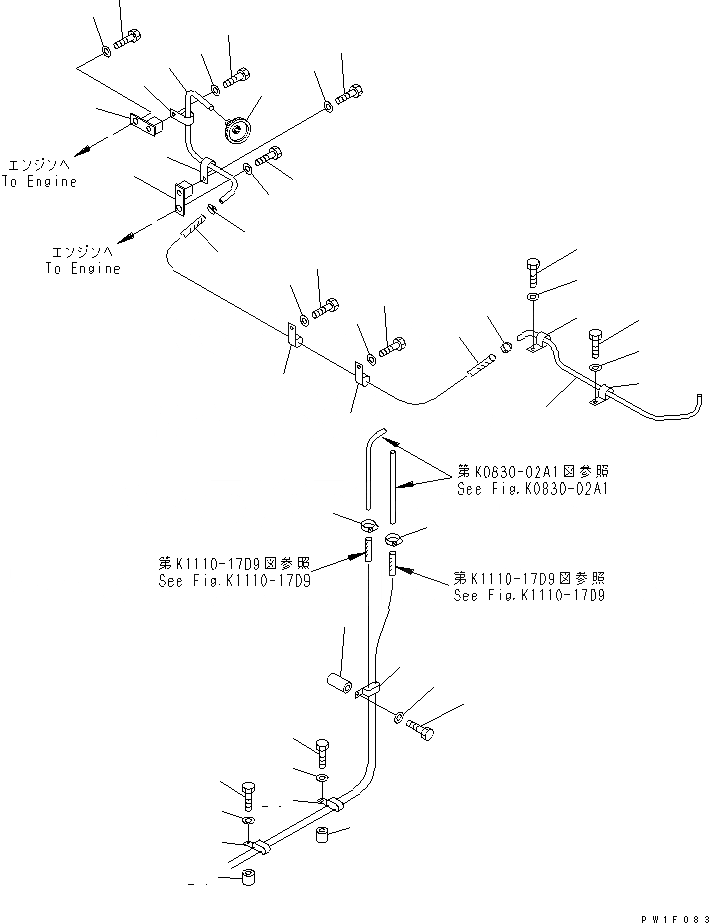 Схема запчастей Komatsu PC228US-3T-YT - CENTRAL ОГНЕТУШИТЕЛЬ (ТРУБЫ) (/)(№-) КАБИНА ОПЕРАТОРА И СИСТЕМА УПРАВЛЕНИЯ