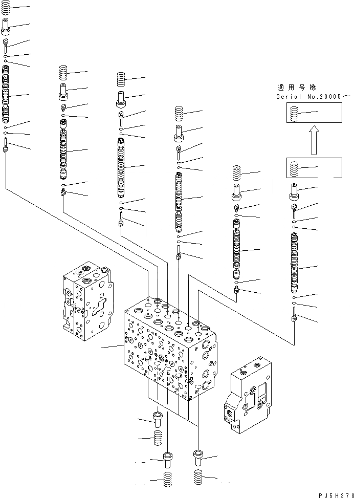 Схема запчастей Komatsu PC228US-3T-YT - ОСНОВН. КЛАПАН (-АКТУАТОР) (/9) (РУКОЯТЬ CRANE¤ СПЕЦ-Я ДЛЯ РАЗРУШ. ЗДАНИЙ¤ 2-СЕКЦИОНН. СТРЕЛА¤ SLIDE РУКОЯТЬ)(№-) ОСНОВН. КОМПОНЕНТЫ И РЕМКОМПЛЕКТЫ