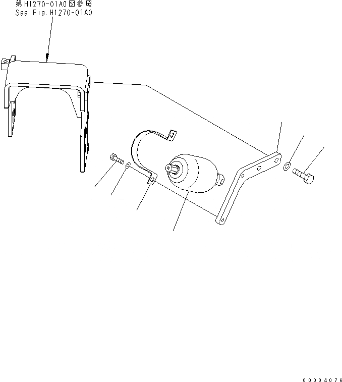 Схема запчастей Komatsu PC228US-3N-YP - НАВЕСНОЕ ОБОРУД-Е (АККУМУЛЯТОР) ГИДРАВЛИКА