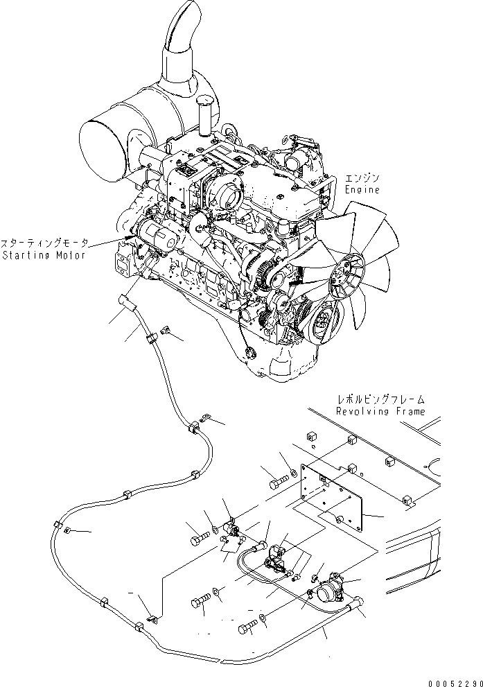 Схема запчастей Komatsu PC228US-3E0 - ГИДР. БАК. ( АКТУАТОР) ГИДРАВЛИКА