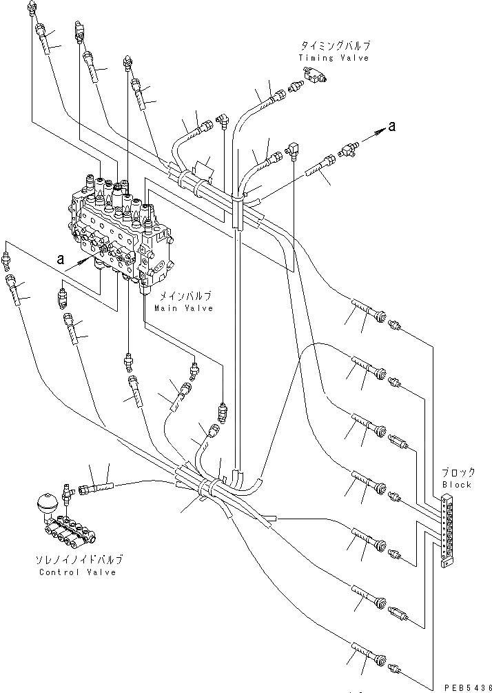 Схема запчастей Komatsu PC230-6 - ОСНОВН. ЛИНИЯ PPC (КЛАПАН ЛИНИИ PPCS) ( АКТУАТОР)(№9-9) ГИДРАВЛИКА