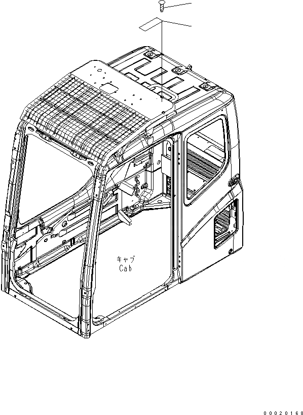 Схема запчастей Komatsu PC230-7-AA - ПРЕДУПРЕЖДАЮЩ. МАРКИРОВКА (СПЕЦ-Я ДЛЯ РАЗРУШ. ЗДАНИЙ)(№-) МАРКИРОВКА