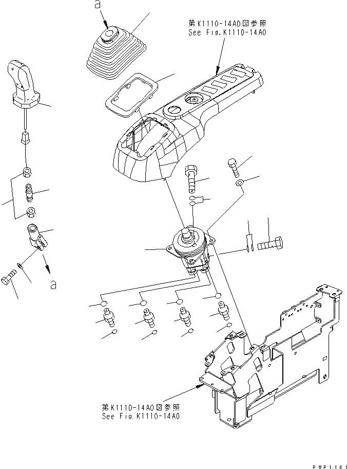 Схема запчастей Komatsu PC230NHD-7K - ОСНОВН. КОНСТРУКЦИЯ (РЫЧАГ И КЛАПАН) (ПРАВ.)(№K-K7) КАБИНА ОПЕРАТОРА И СИСТЕМА УПРАВЛЕНИЯ