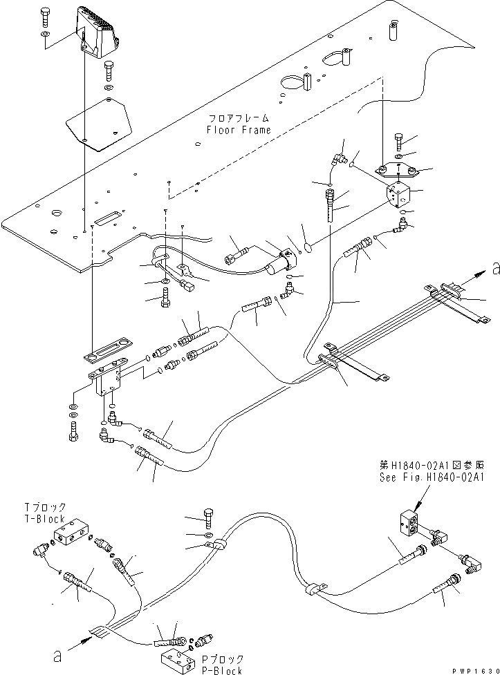 Схема запчастей Komatsu PC230NHD-7K - ОСНОВН. КОНСТРУКЦИЯ (HCU ТРУБЫ)(№K-K7) КАБИНА ОПЕРАТОРА И СИСТЕМА УПРАВЛЕНИЯ