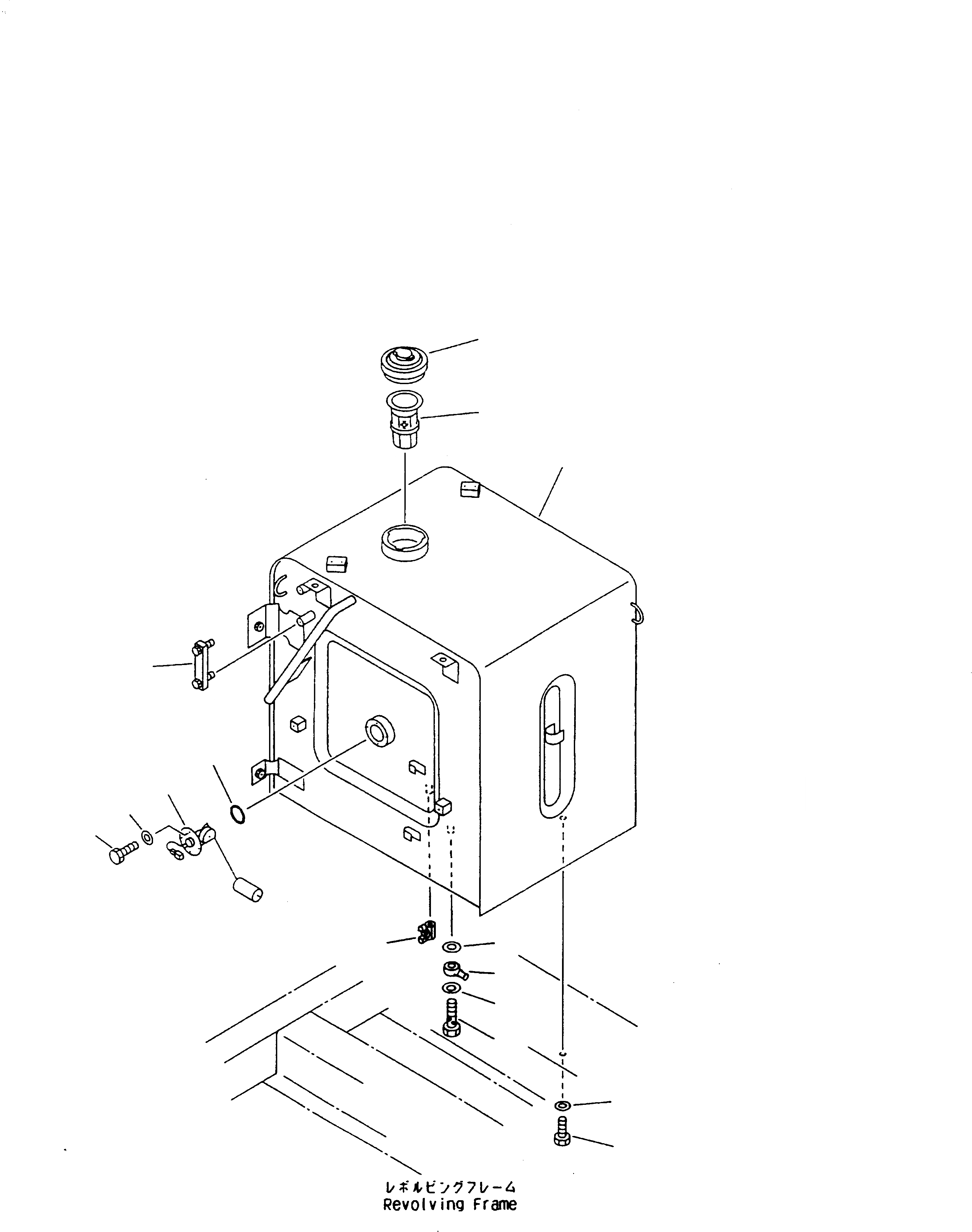 Схема запчастей Komatsu PC240-6K - ТОПЛИВН. БАК.(№K-K999) ТОПЛИВН. БАК. AND КОМПОНЕНТЫ