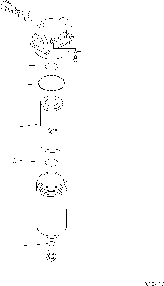 Схема запчастей Komatsu PC240-6K - НАВЕСНОЕ ОБОРУД-Е ( АКТУАТОР) (ВОЗВРАТ. ЛИНИЯ) (ФИЛЬТР.)(№K-K999) ГИДРАВЛИКА
