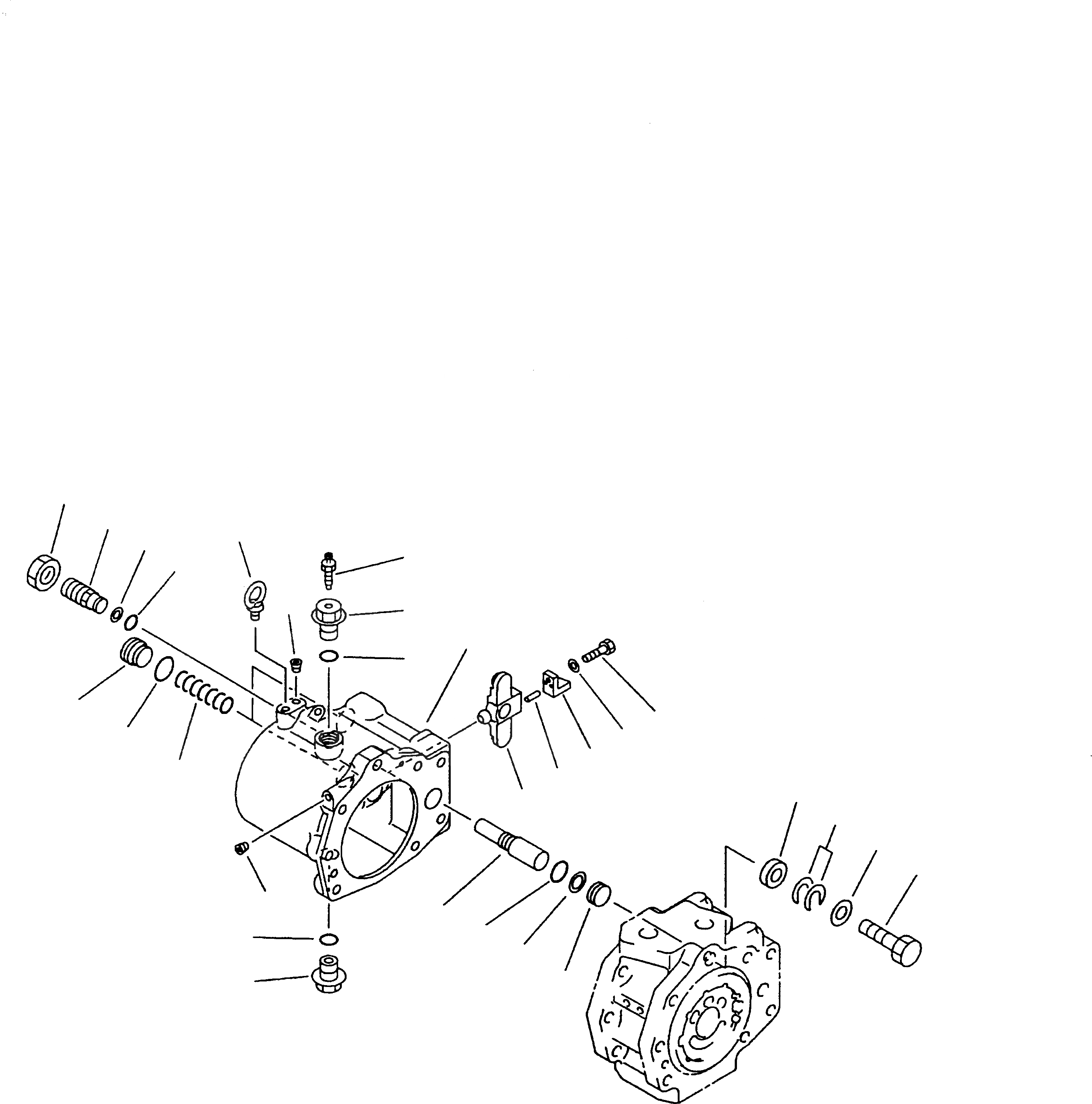 Схема запчастей Komatsu PC240LC-6K - ОСНОВН. НАСОС (/9) (HPV 9+9+BARO-) (С КЛАПАНОМ TVC)(№K-K999) ГИДРАВЛИКА