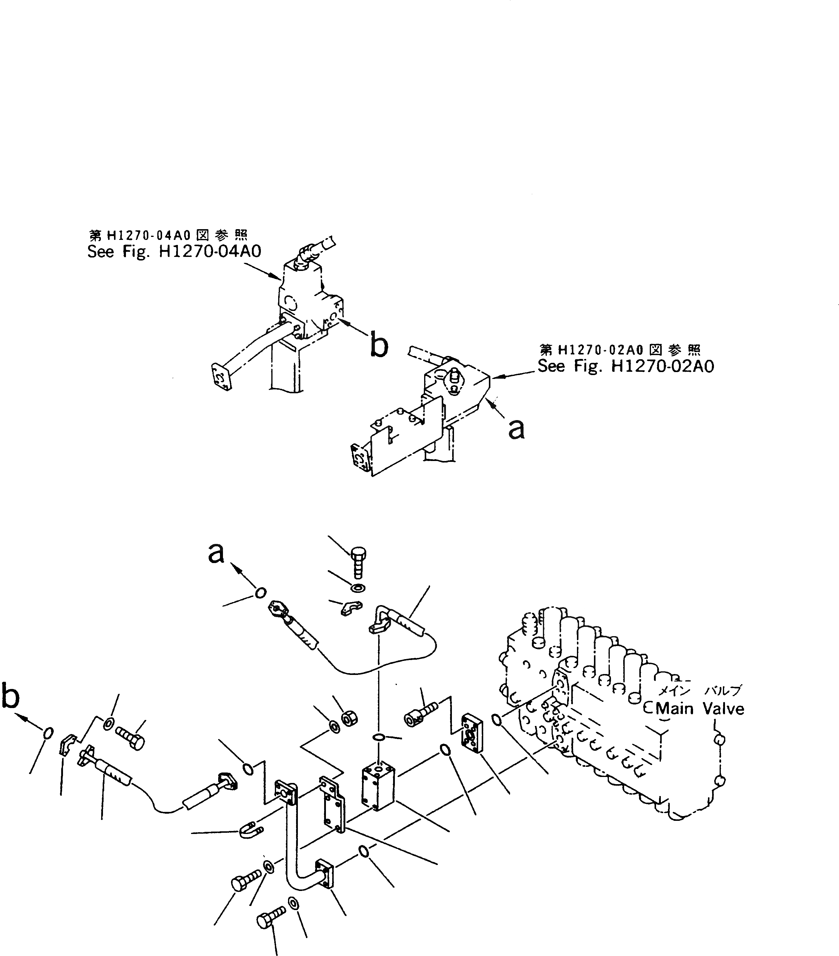 Схема запчастей Komatsu PC240LC-6K - НАВЕСНОЕ ОБОРУД-Е ( АКТУАТОР) (КОРПУС)(№K-K999) ГИДРАВЛИКА