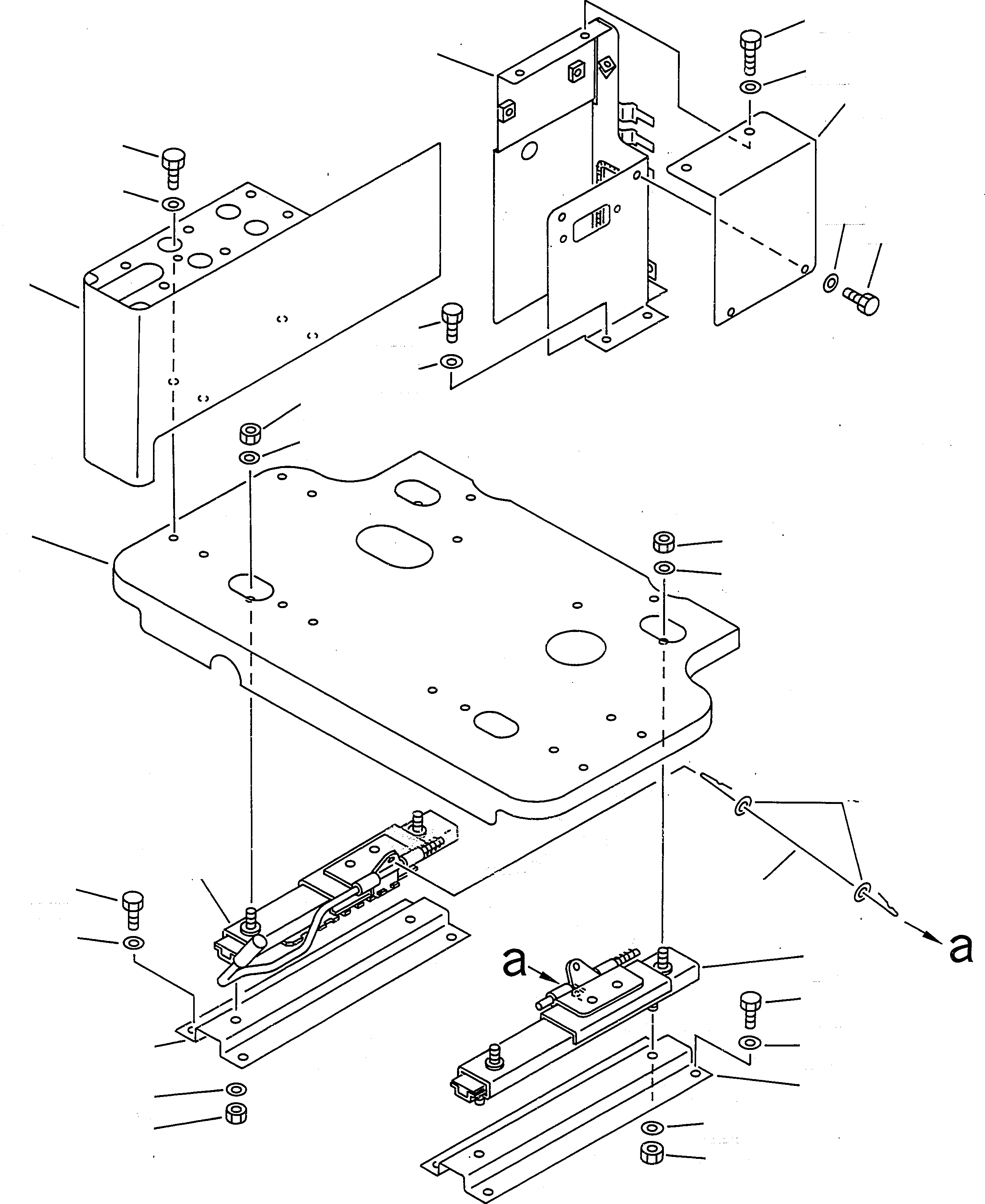Схема запчастей Komatsu PC240LC-6K - ПРАВ. СТОЙКА (СТОЙКА¤ РАМА И РЕГУЛЯТОР)(№K-K999) КАБИНА ОПЕРАТОРА И СИСТЕМА УПРАВЛЕНИЯ