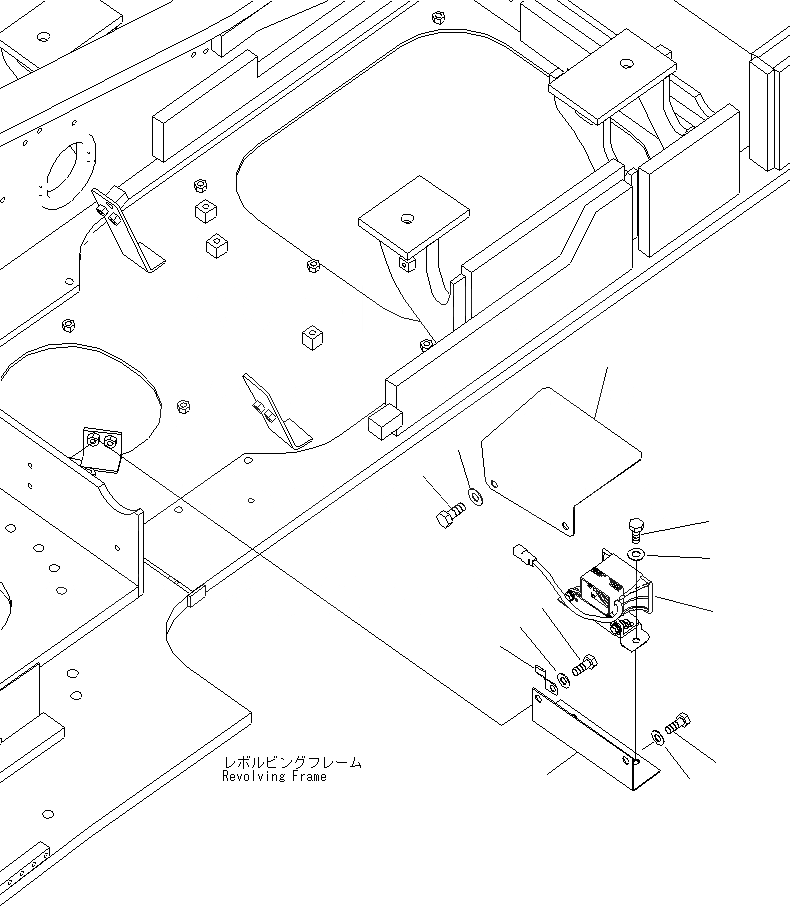 Схема запчастей Komatsu PC240LC-8K - СИГНАЛ ХОДА E ЭЛЕКТРИКА