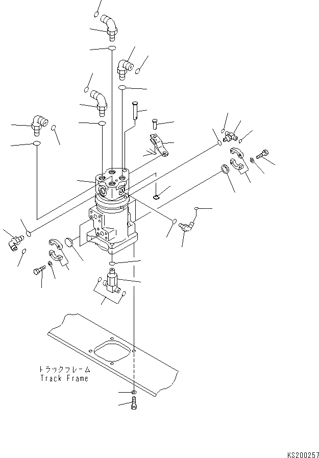 Схема запчастей Komatsu PC240LC-8K - ПОВОРОТНОЕ СОЕДИНЕНИЕ (/) N ПОВОРОТН. КРУГ И КОМПОНЕНТЫ