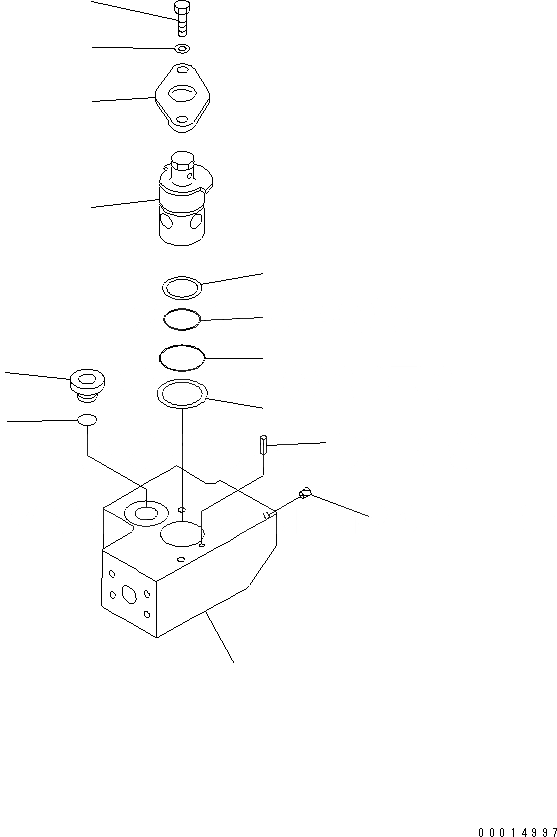 Схема запчастей Komatsu PC240NLC-6K - НАВЕСНОЕ ОБОРУД-Е ( АКТУАТОР) (CROSS КЛАПАН¤ ЛЕВ.)(№K-K999) ГИДРАВЛИКА