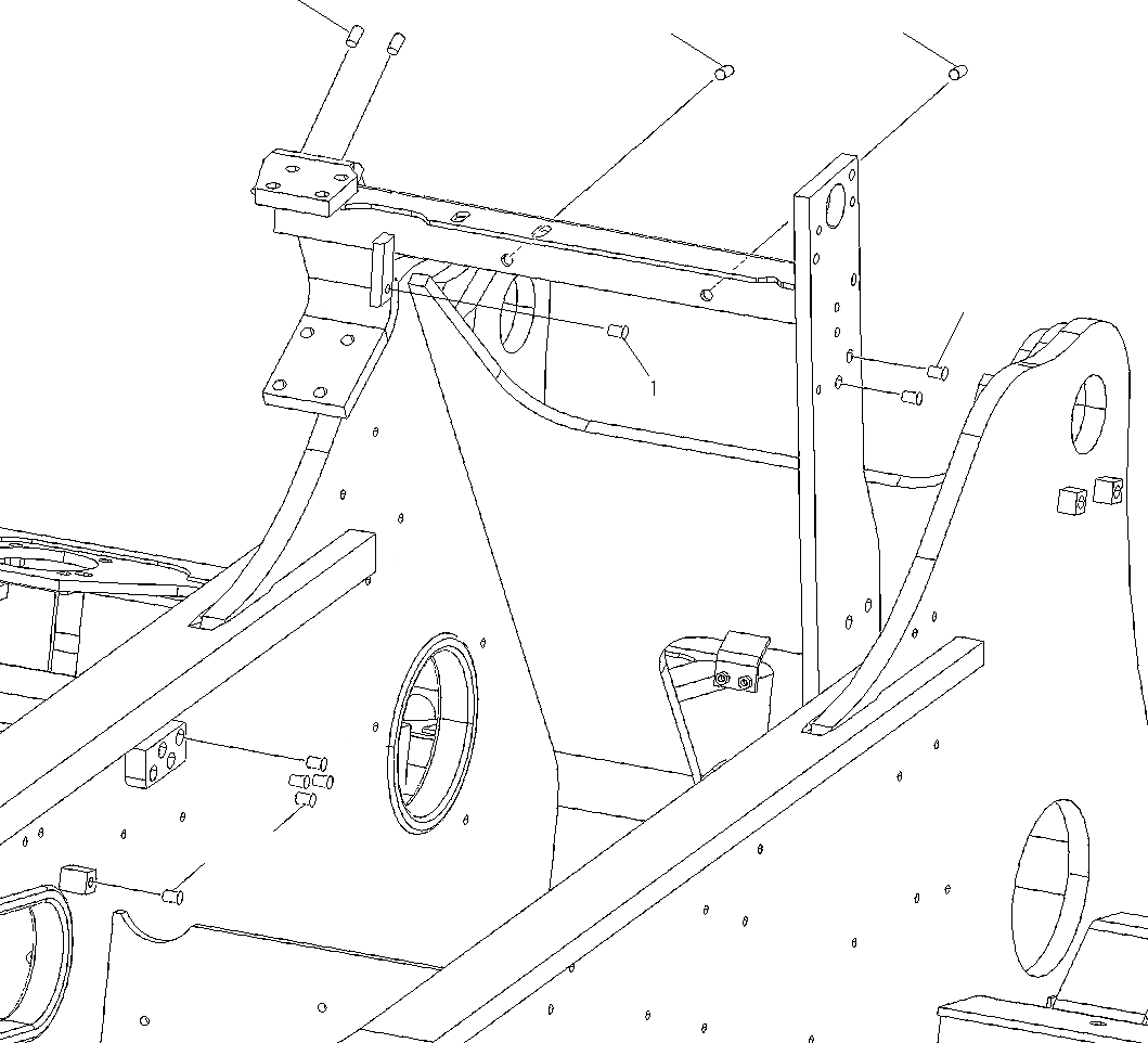 Схема запчастей Komatsu PC240NLC-8K - БЫСТРОСЪЕМН. МЕХ-М-LESS (BLANKING ЧАСТИ) (ВРАЩ. РАМА) J ОСНОВНАЯ РАМА И ЕЕ ЧАСТИ