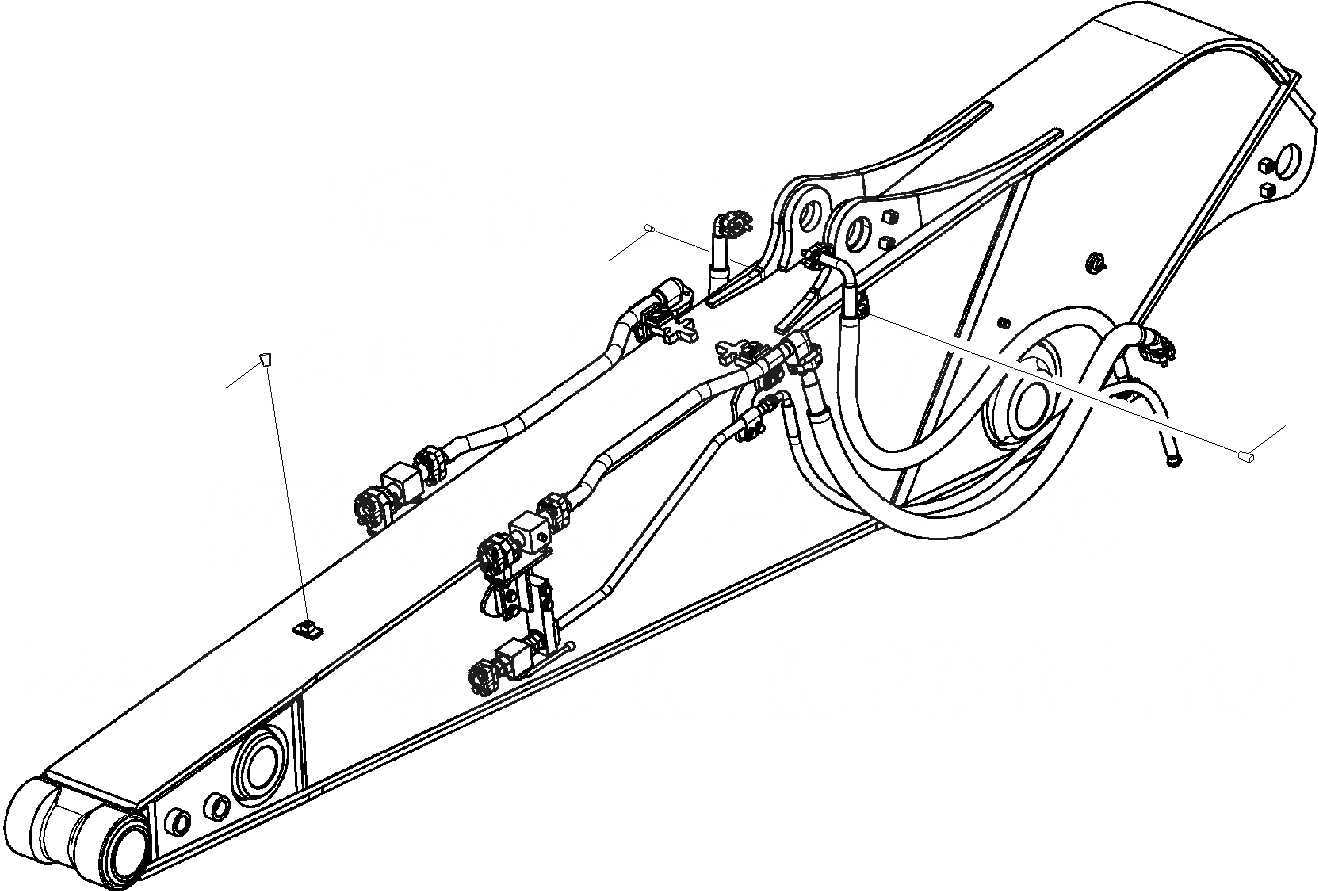 Схема запчастей Komatsu PC240NLC-8K - QUCIK COUPLER-LESS (BLANKING ЧАСТИ) (.M РУКОЯТЬ) T РАБОЧЕЕ ОБОРУДОВАНИЕ