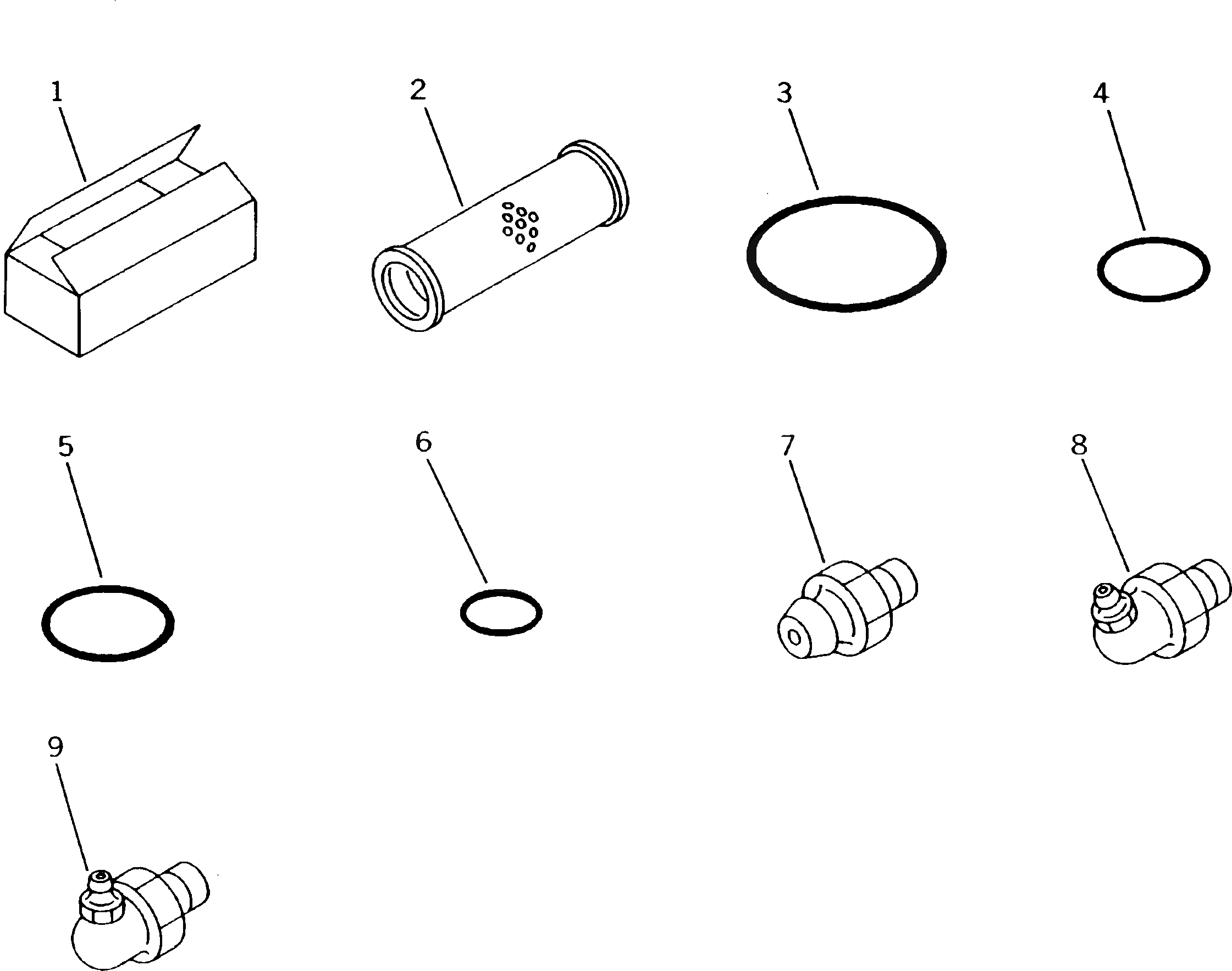 Схема запчастей Komatsu PC240NLC-5K - ЗАП. ЧАСТИ МАРКИРОВКА¤ ИНСТРУМЕНТ И РЕМКОМПЛЕКТЫ