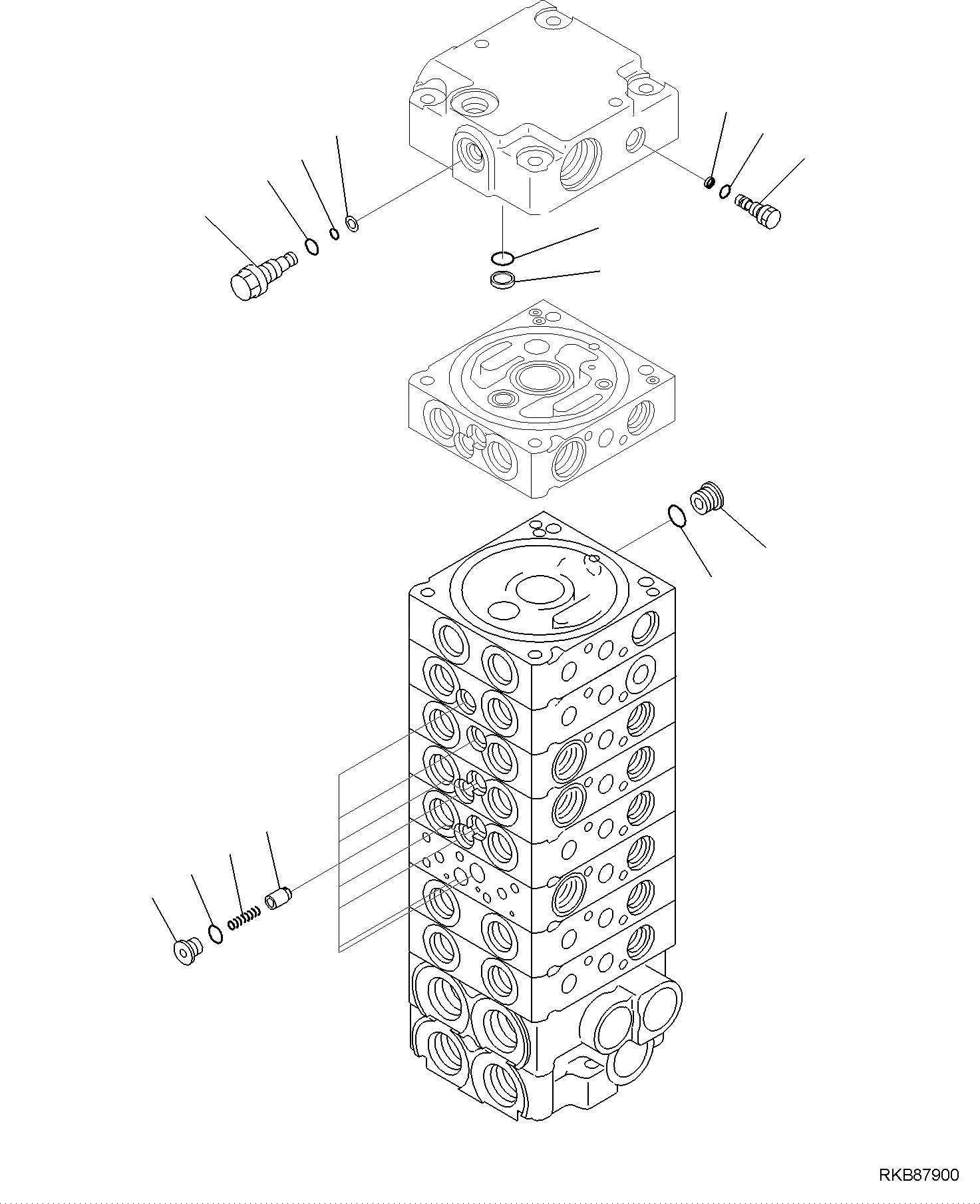 Схема запчастей Komatsu PC26MR-3 - УПРАВЛЯЮЩ. КЛАПАН (/) РАБОЧЕЕ ОБОРУДОВАНИЕ ГИДРАВЛИКА