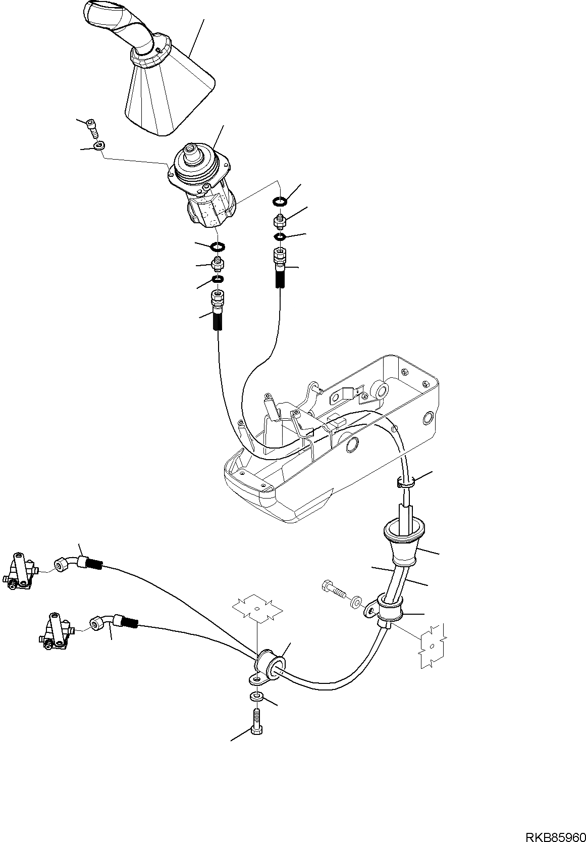 Схема запчастей Komatsu PC26MR-3 - ГИДРОЛИНИЯ (ЛЕВ. СЕРВОУПРАВЛ. ЛИНИЯ) (/), С ПРОПОРЦИОНАЛЬН. РЫЧАГ УПРАВЛ-Я РАБОЧЕЕ ОБОРУДОВАНИЕ ГИДРАВЛИКА