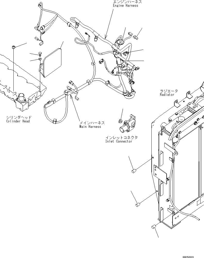 Схема запчастей Komatsu PC270-8 - КОНДИЦИОНЕР БЕЗ ПЕЧКИ(№-) КАБИНА ОПЕРАТОРА И СИСТЕМА УПРАВЛЕНИЯ