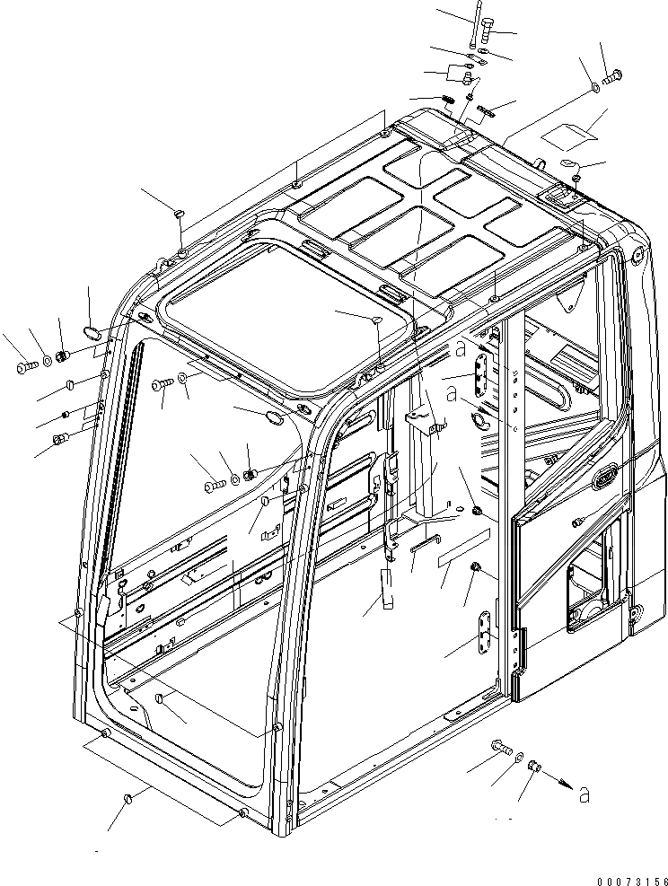 Схема запчастей Komatsu PC270-8 - КАБИНА (KOMTRAX FILM АНТЕННА И GALEO ПЛАСТИНА) (ORBCOM ТИП)(№-) КАБИНА ОПЕРАТОРА И СИСТЕМА УПРАВЛЕНИЯ