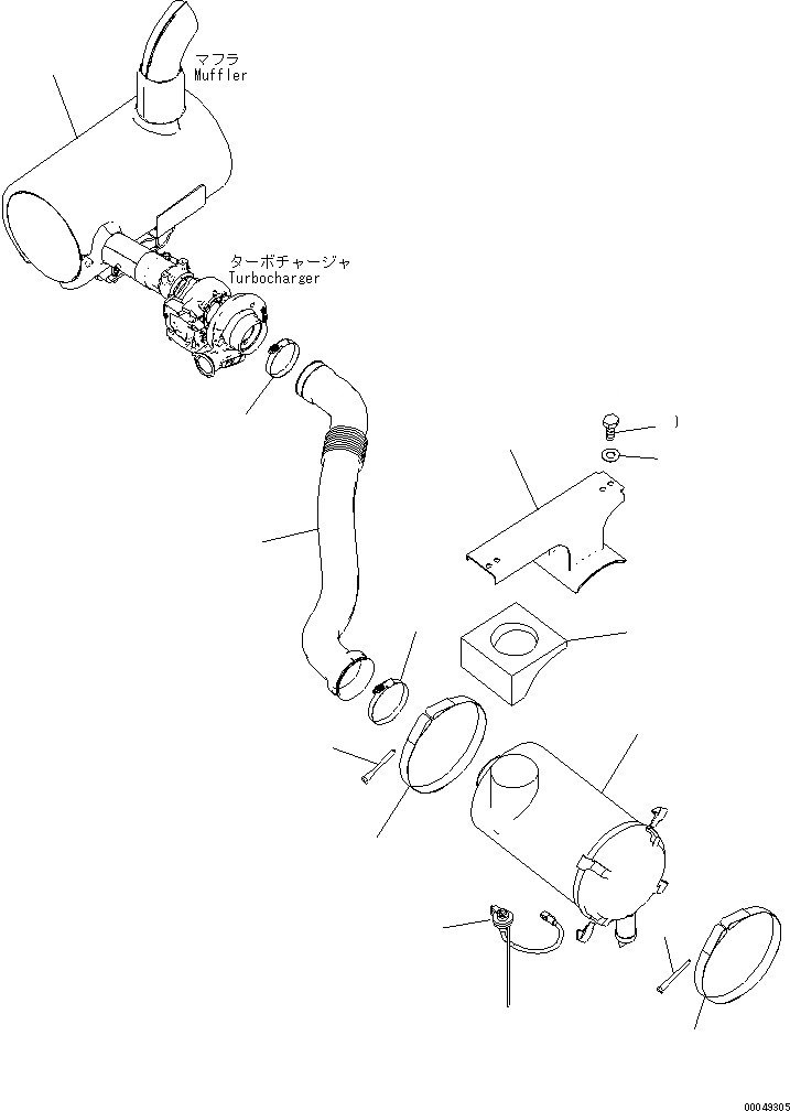 Схема запчастей Komatsu PC270LC-8N1-W1 - ВОЗДУХООЧИСТИТЕЛЬ СОЕДИНИТЕЛЬН. ЧАСТИ (С ПРЕФИЛЬТР)(№-) КОМПОНЕНТЫ ДВИГАТЕЛЯ