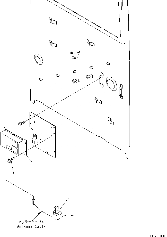 Схема запчастей Komatsu PC270LC-8N1-W1 - КАБИНА (КАБИНА IN ЧАСТИ) (KOMTRAX КОНТРОЛЛЕР)(№-) КАБИНА ОПЕРАТОРА И СИСТЕМА УПРАВЛЕНИЯ