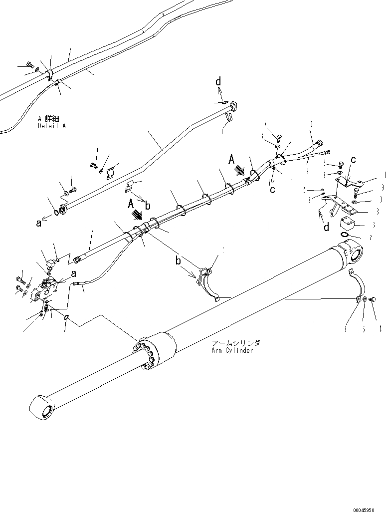 Схема запчастей Komatsu PC270LC-8N1-W1 - СТРЕЛА (ЦИЛИНДР РУКОЯТИ) (ГЛАВН. КЛАПАН)(№-) РАБОЧЕЕ ОБОРУДОВАНИЕ