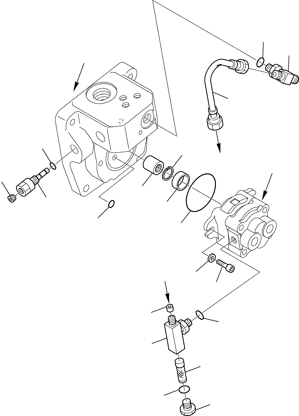Схема запчастей Komatsu PC27R-8 DELUXE - ГИДР. НАСОС. (/) УПРАВЛ-Е РАБОЧИМ ОБОРУДОВАНИЕМ