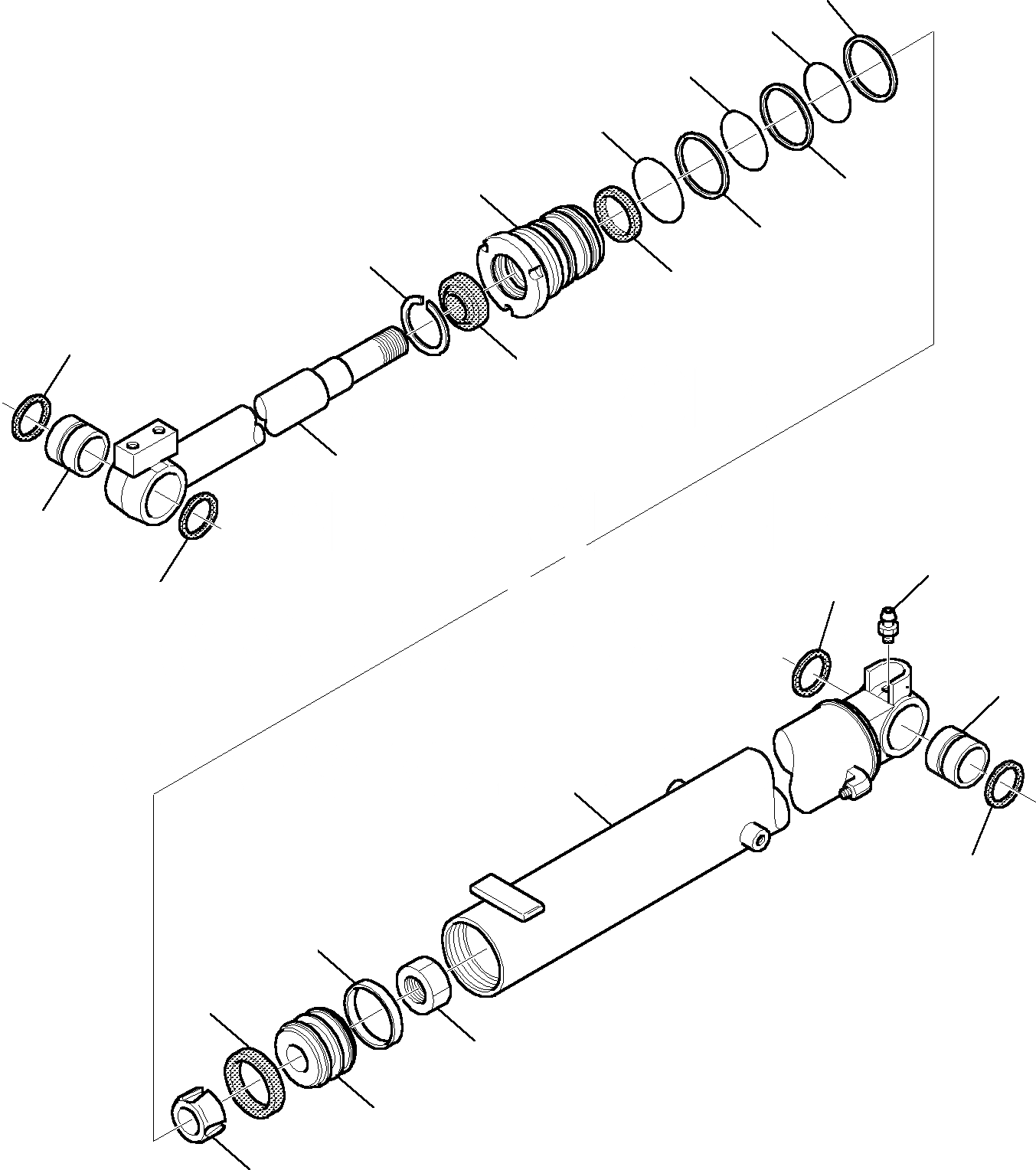 Схема запчастей Komatsu PC27R-8 DELUXE - ЦИЛИНДР СТРЕЛЫ(ДЛЯ НАВЕСА) РАБОЧЕЕ ОБОРУДОВАНИЕ