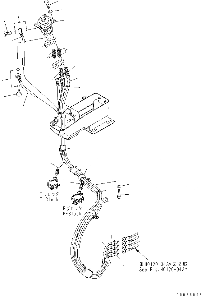 Схема запчастей Komatsu PC27MR-3 - КАБИНА (ТРУБЫ¤ ПРАВ.)(№-) КАБИНА ОПЕРАТОРА И СИСТЕМА УПРАВЛЕНИЯ