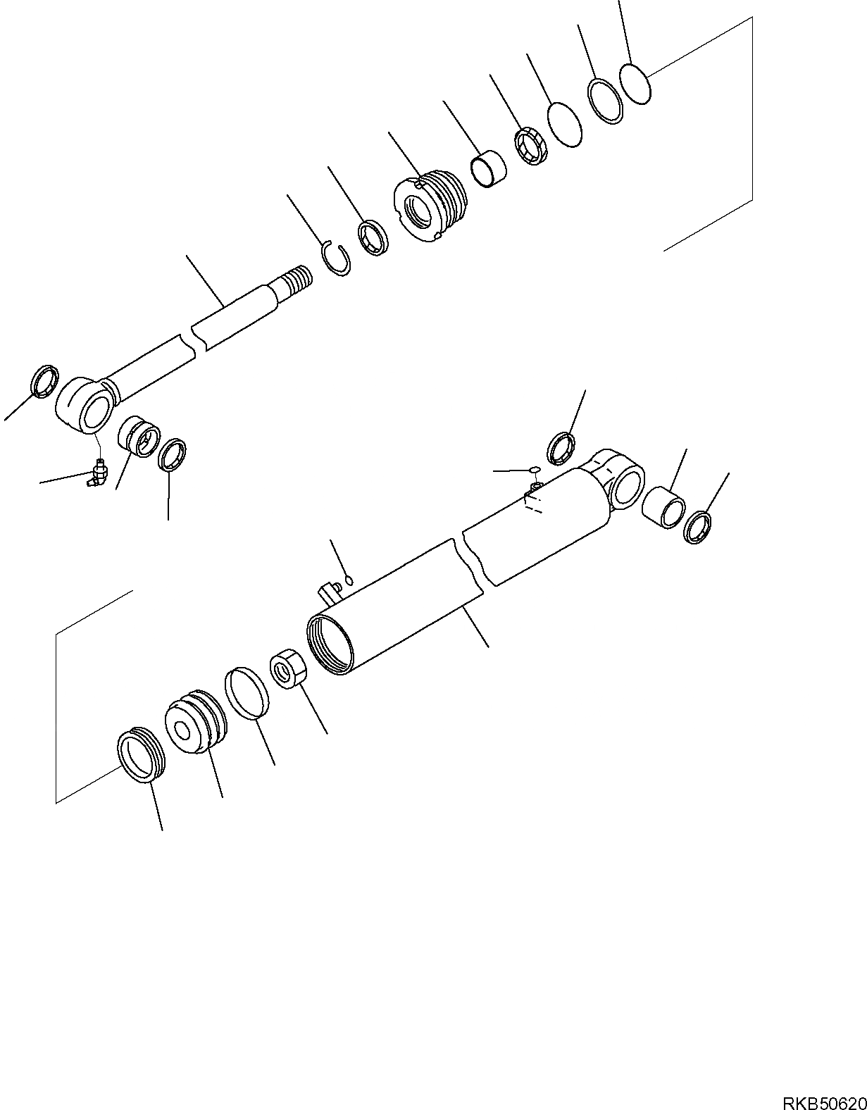Схема запчастей Komatsu PC27MR-2 - ЦИЛИНДР ПОВОРОТА СТРЕЛЫ РАБОЧЕЕ ОБОРУДОВАНИЕ