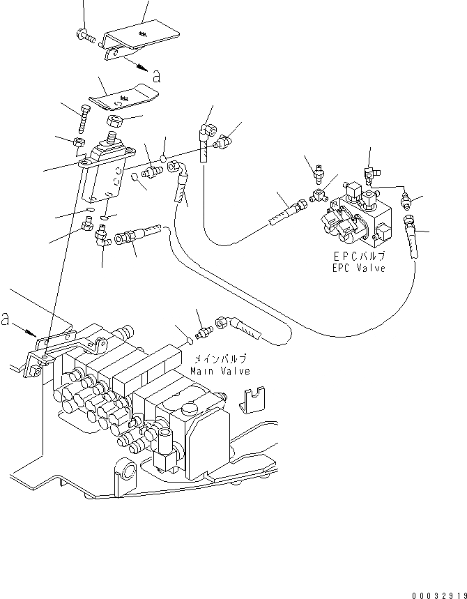 Схема запчастей Komatsu PC27MRX-1 - ПЕДАЛЬ УПРАВЛ-Я РАБОЧ. ОБОРУД. И ТРУБЫ (-WAY) КАБИНА ОПЕРАТОРА И СИСТЕМА УПРАВЛЕНИЯ