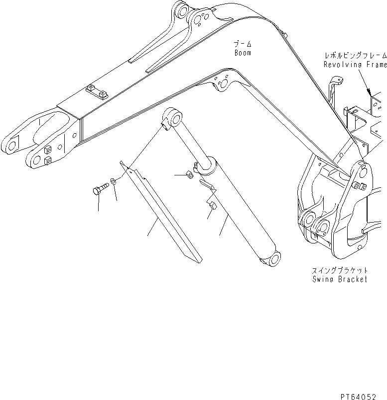Схема запчастей Komatsu PC27MRX-1 - ЦИЛИНДР СТРЕЛЫAND ЧАСТИ КОРПУСА (ДЛЯ КАБИНЫ) РАБОЧЕЕ ОБОРУДОВАНИЕ