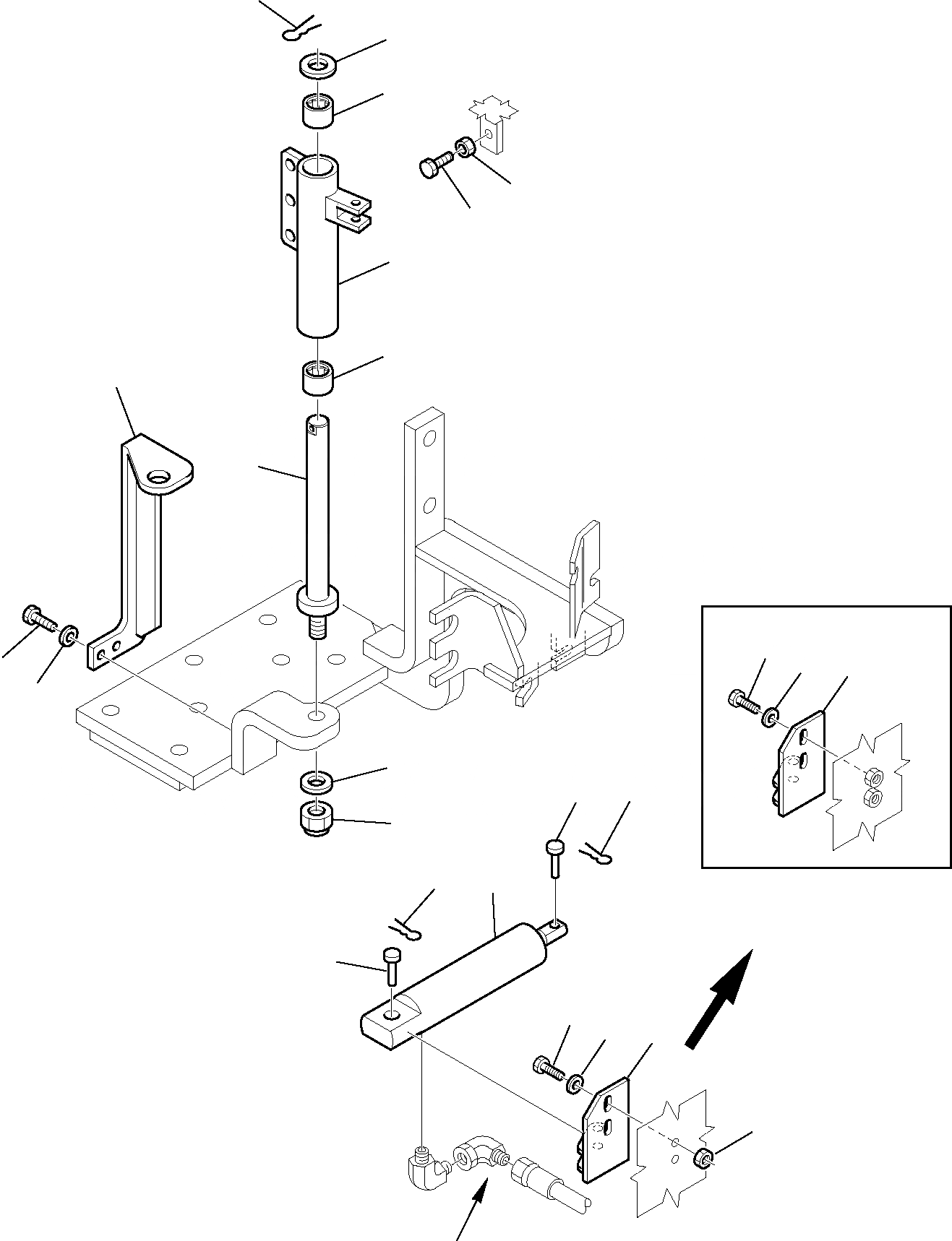 Схема запчастей Komatsu PC27R-8 - СЕРВОУПРАВЛ. БЛОКИР. СИСТЕМА СИСТЕМА УПРАВЛЕНИЯ И ОСНОВНАЯ РАМА