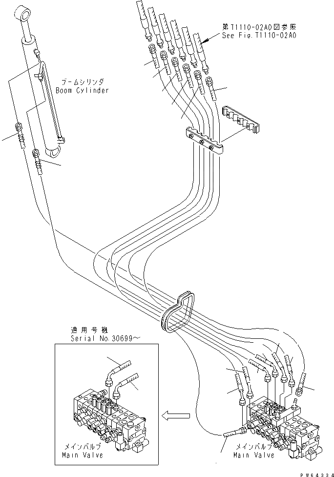 Схема запчастей Komatsu PC28UU-3 - ЛИНИЯ АКТУАТОРА (/) (ОСНОВН. КЛАПАН - РАБОЧЕЕ ОБОРУДОВАНИЕ ЦИЛИНДР) ГИДРАВЛИКА
