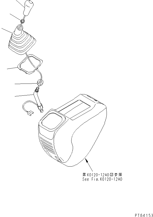 Схема запчастей Komatsu PC28UU-3 - КОВШ РЫЧАГ УПРАВЛ-Я КАБИНА ОПЕРАТОРА И СИСТЕМА УПРАВЛЕНИЯ