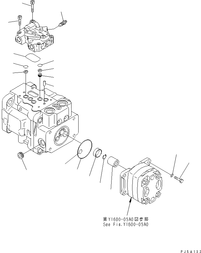 Схема запчастей Komatsu PC28UU-3 - ОСНОВН. НАСОС (/)(№99-) ОСНОВН. КОМПОНЕНТЫ И РЕМКОМПЛЕКТЫ