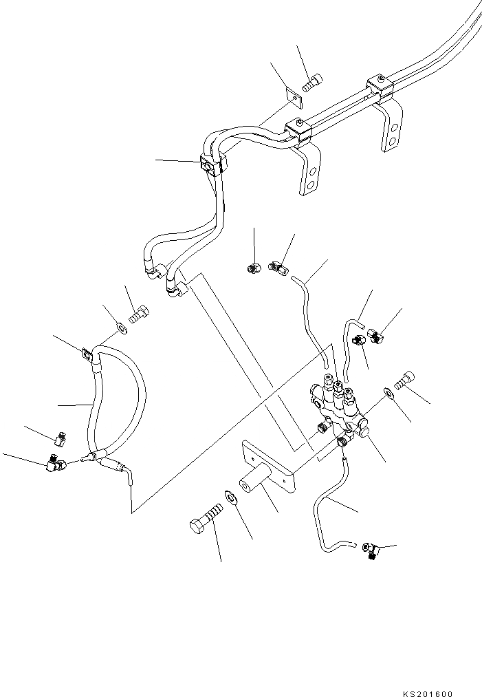 Схема запчастей Komatsu PC290LC-8K - АВТОМАТИЧ. СМАЗ. (СОЕДИНЕНИЕ КОВША) (№K7-) G АВТОМАТИЧ. СМАЗ. СИСТЕМА