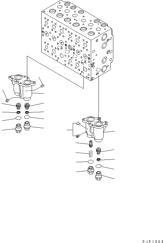 Схема запчастей Komatsu PC290LC-7K - ОСНОВН. КЛАПАН (8-СЕКЦИОНН.) (/) (ДЛЯ 2-СЕКЦИОНН. СТРЕЛЫ)(№K9-) ОСНОВН. КОМПОНЕНТЫ И РЕМКОМПЛЕКТЫ