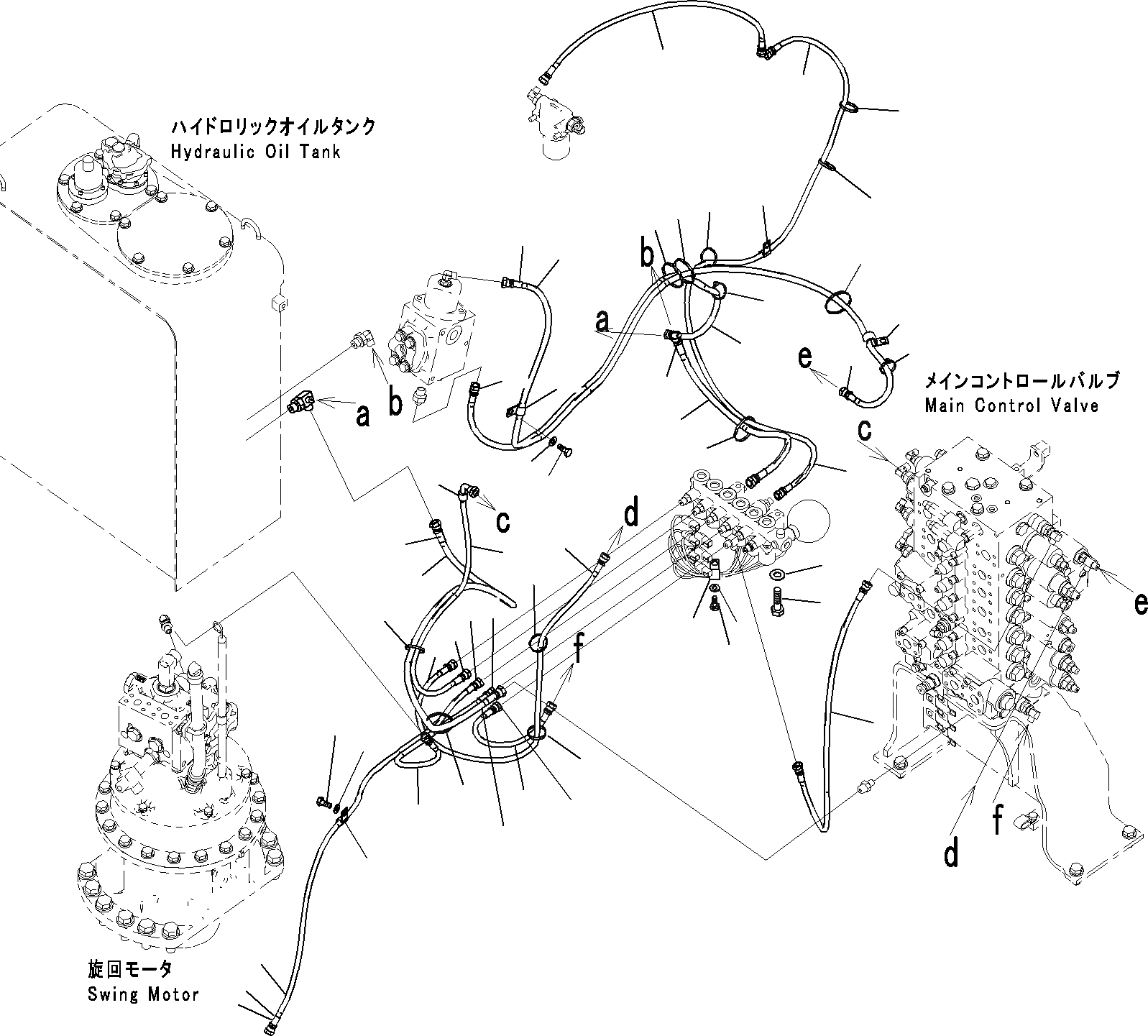 Схема запчастей Komatsu PC290NLC-8K - СОЛЕНОИДНЫЙ КЛАПАН КОНТУР, ДЛЯ MACHINE С -ДОПОЛН. АКТУАТОР КОНТУР (/) H ГИДРАВЛИКА