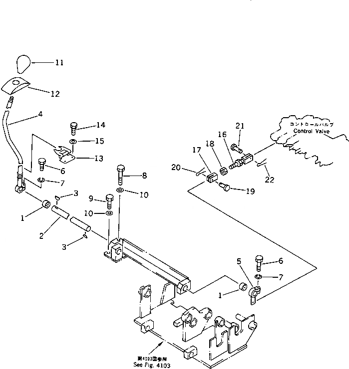Схема запчастей Komatsu PC30-6 - РЫЧАГ УПРАВЛЕНИЯ ПОВОРОТОМ (6-ПОЗИЦИОНН. СПЕЦИФИКАЦИЯ)(№-) СИСТЕМА УПРАВЛЕНИЯ И ОСНОВНАЯ РАМА