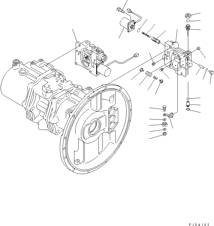 Схема запчастей Komatsu PC300-6Z - ОСНОВН. НАСОС (8/)(№-) ОСНОВН. КОМПОНЕНТЫ И РЕМКОМПЛЕКТЫ