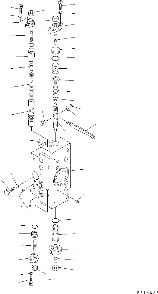 Схема запчастей Komatsu PC300-5 - ГИДР. НАСОС. (9/) (СЕРВОКЛАПАН¤ ПЕРЕДН.) (/) УПРАВЛ-Е РАБОЧИМ ОБОРУДОВАНИЕМ