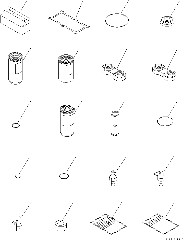 Схема запчастей Komatsu PC300-6Z - ЗАП. ЧАСТИ (A ГЕНЕРАТОР) (ДЛЯ УДЛИНН. ДРЕНАЖН.)(№-) АКСЕССУАРЫ